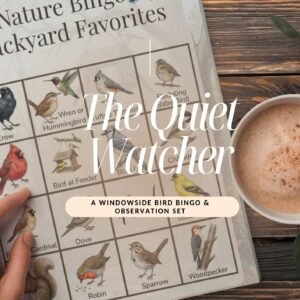 The Quiet Watcher: Windowside Bird Bingo & Observation Set
