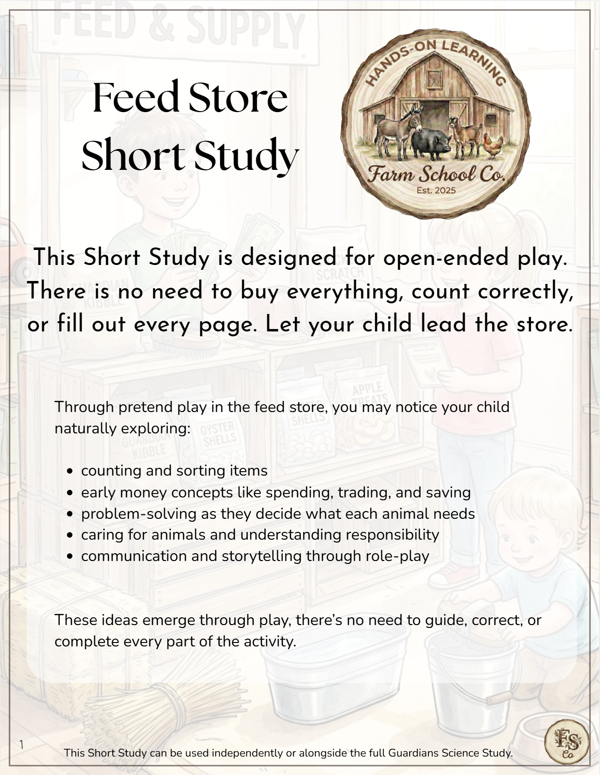 Feed Store Short Study
